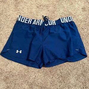 Blue Under Armour Dri Fir Shorts